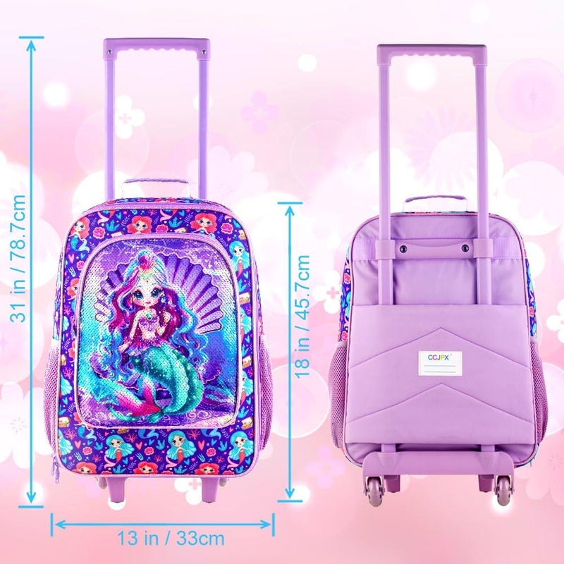 GXTVO Kids Suitcase with Wheels for Girls and Boys, Rolling Carry on Luggage for Toddler Children - Image 4